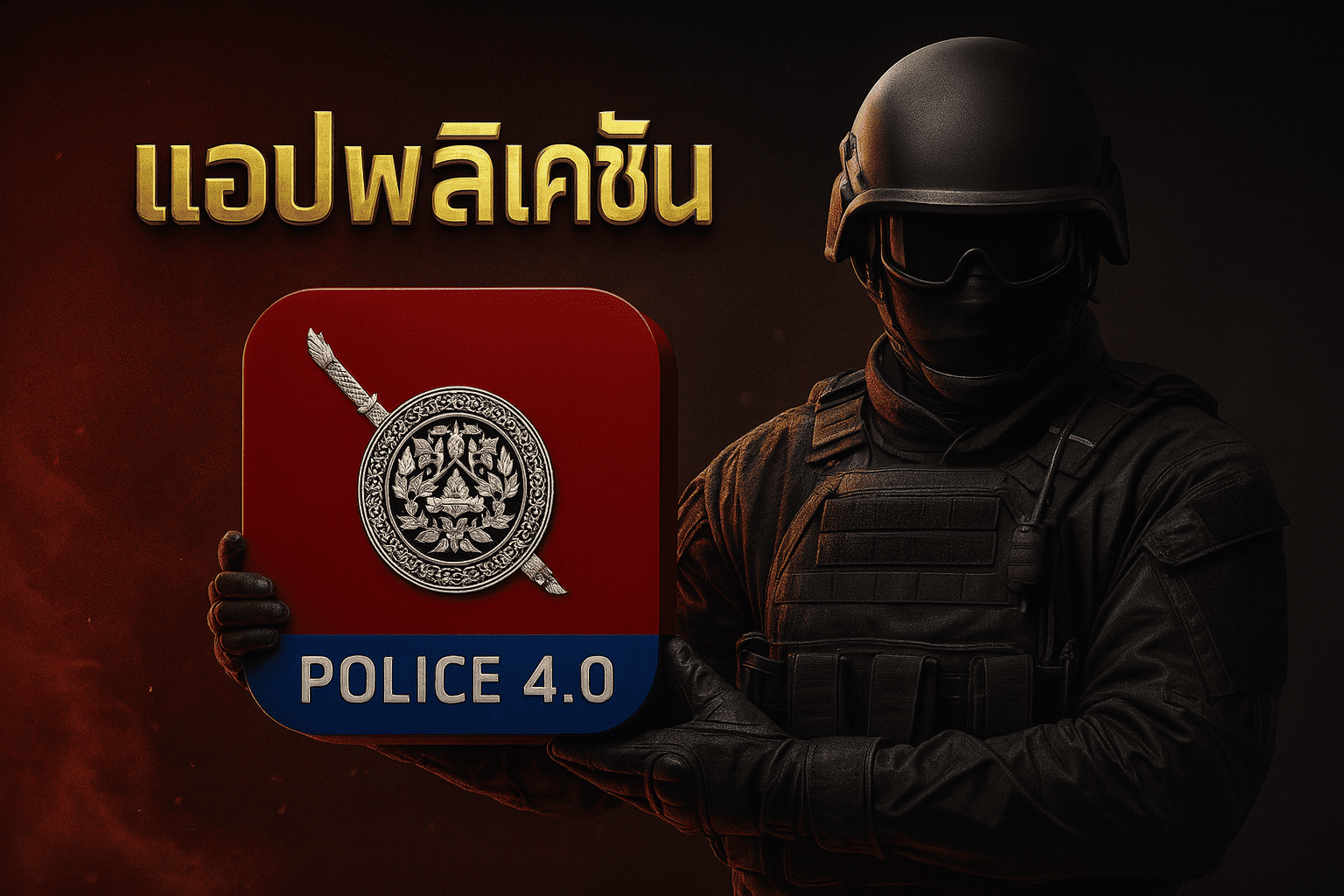 แอปพลิเคชัน Police 4.0